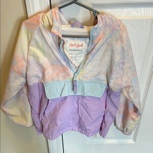 Cat & Jack Kids Pastel Tie-Dye Raincoat